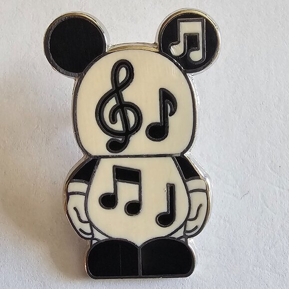 DISNEY Pin Trading ~ Vinylmation Jr ~ Mystery Pin/Mickey Music Notes ~ 2011 ~P04 - Picture 1 of 10